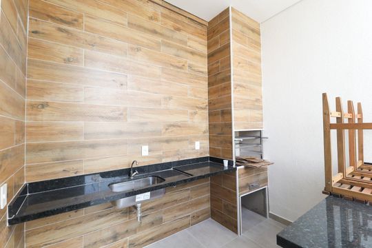 Área comum - Churrasqueira de apartamento à venda com 1 quarto, 33m² em Vila Mazzei, São Paulo