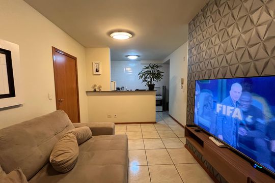 Sala de apartamento à venda com 2 quartos, 66m² em Serrano, Belo Horizonte