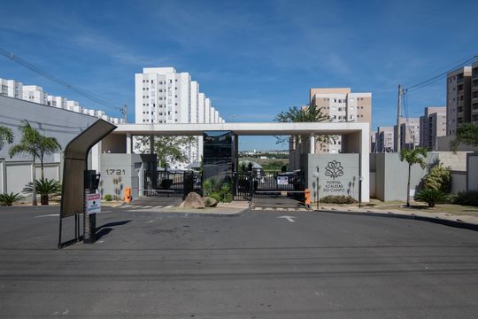 Fachada do Condomínio de apartamento para alugar com 2 quartos, 54m² em Vila Real, Hortolândia