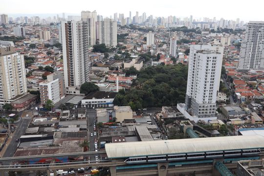 Vista da Suíte 2 de apartamento para alugar com 2 quartos, 91m² em Jardim Independência (são Paulo), São Paulo
