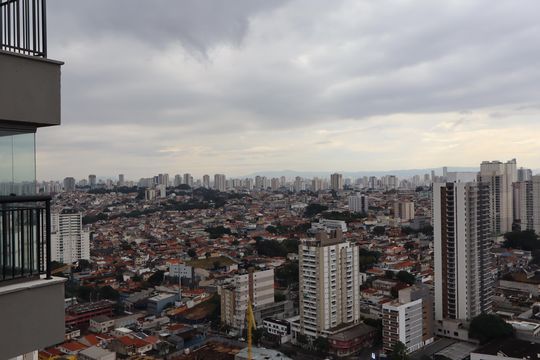 Vista da suíte 1 de apartamento para alugar com 2 quartos, 91m² em Jardim Independência (são Paulo), São Paulo