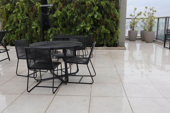 Área comum - piscina terraço de apartamento para alugar com 2 quartos, 91m² em Jardim Independência (são Paulo), São Paulo