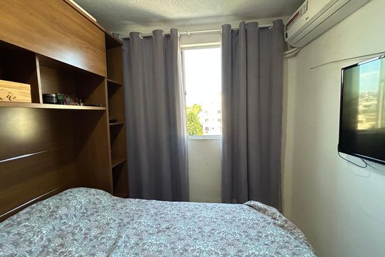 Quarto 1 de apartamento para alugar com 2 quartos, 48m² em Pavuna, Nilópolis