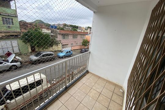Varanda da Sala de apartamento para alugar com 2 quartos, 60m² em Cascadura, Rio de Janeiro