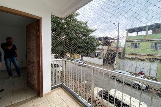 Varanda da Sala de apartamento para alugar com 2 quartos, 60m² em Cascadura, Rio de Janeiro