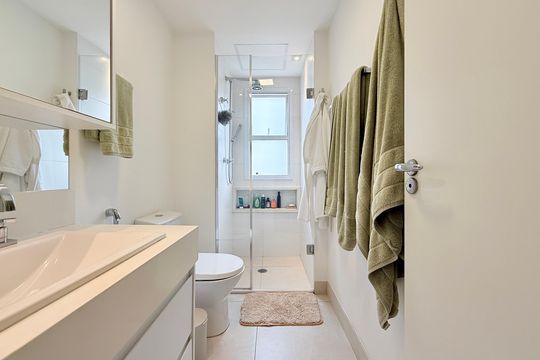 Banheiro Suíte 2 de apartamento à venda com 2 quartos, 92m² em Brooklin, São Paulo