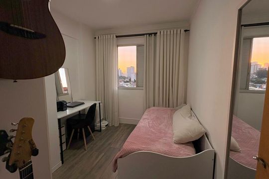 Quarto 2 de apartamento à venda com 2 quartos, 56m² em Vila Babilonia, São Paulo