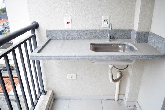Varanda 2 de apartamento para alugar com 2 quartos, 42m² em Tatuapé, São Paulo