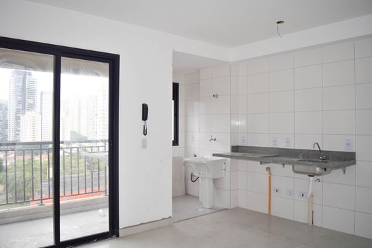 Sala/Cozinha de apartamento para alugar com 2 quartos, 42m² em Tatuapé, São Paulo
