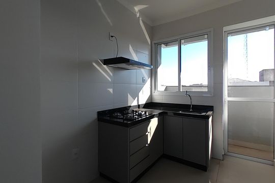 Cozinha de apartamento para alugar com 2 quartos, 57m² em Nova Uberlândia, Uberlândia