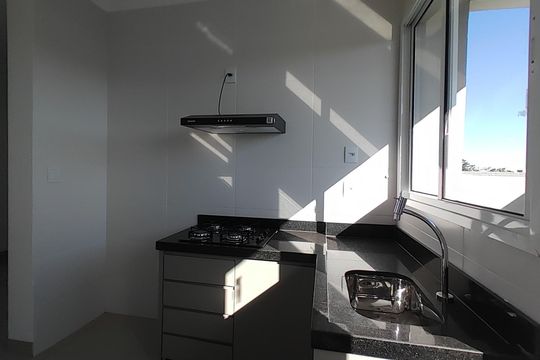 Cozinha de apartamento para alugar com 2 quartos, 57m² em Nova Uberlândia, Uberlândia