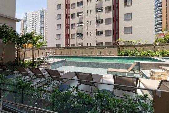 Piscina de apartamento à venda com 3 quartos, 146m² em Pompeia, São Paulo