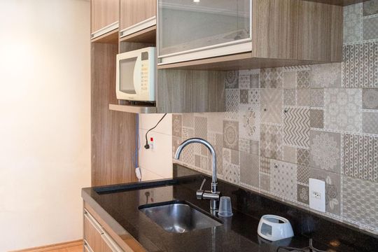 Cozinha e Área de Serviço de apartamento à venda com 3 quartos, 56m² em Jardim Cocaia, Guarulhos