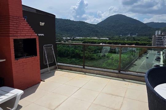 Área externa de apartamento à venda com 3 quartos, 134m² em Recreio dos Bandeirantes, Rio de Janeiro