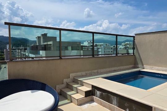 Área externa de apartamento à venda com 3 quartos, 134m² em Recreio dos Bandeirantes, Rio de Janeiro