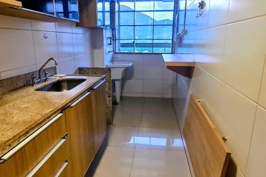 Cozinha de apartamento à venda com 3 quartos, 134m² em Recreio dos Bandeirantes, Rio de Janeiro