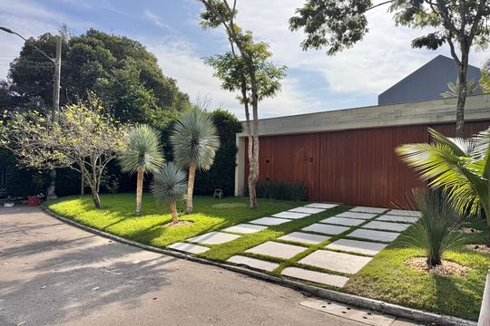 Fachada de casa de condomínio à venda com 4 quartos, 407m² em Barra da Tijuca, Rio de Janeiro