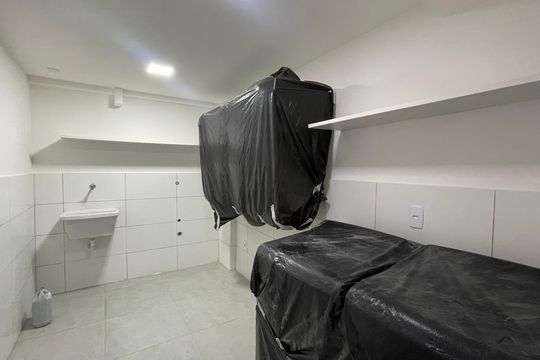 Área comum - Lavanderia de kitnet/studio à venda com 1 quarto, 30m² em Moneró, Rio de Janeiro