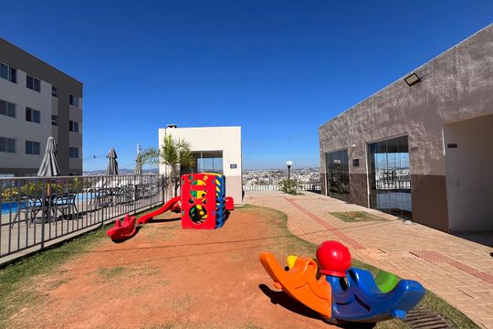 Área comum - Playground de apartamento para alugar com 2 quartos, 48m² em Arvoredo Ii, Contagem