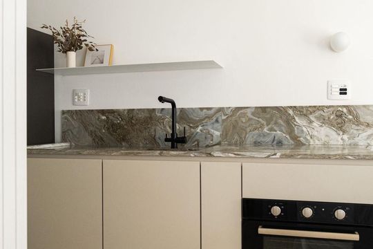 Cozinha de kitnet/studio para alugar com 1 quarto, 25m² em Pinheiros, São Paulo