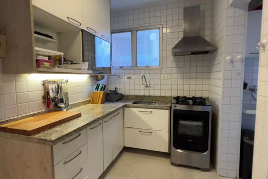 Cozinha de apartamento para alugar com 2 quartos, 90m² em Vila Mariana, São Paulo