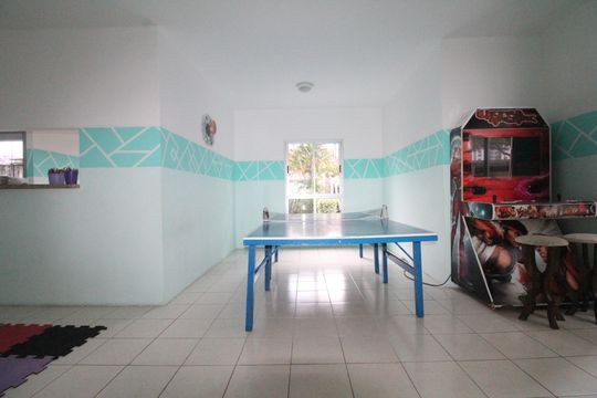 Área comum - Sala de Jogos de apartamento para alugar com 2 quartos, 63m² em Jardim Augusta, São José dos Campos