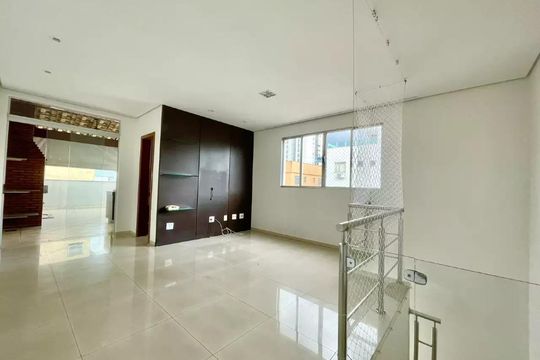 Sala de apartamento para alugar com 2 quartos, 117m² em Castelo, Belo Horizonte