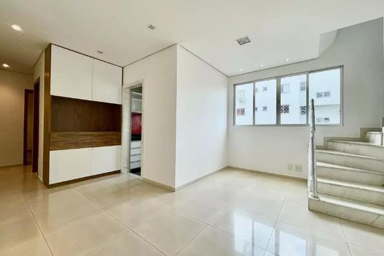 Sala 2  de apartamento para alugar com 2 quartos, 117m² em Castelo, Belo Horizonte