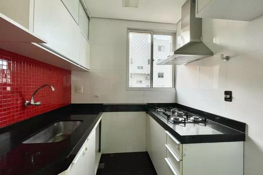 Cozinha de apartamento para alugar com 2 quartos, 117m² em Castelo, Belo Horizonte