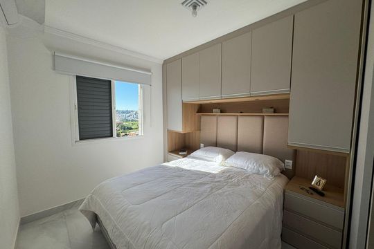 Quarto de apartamento à venda com 2 quartos, 73m² em Ponte de Campinas, Jundiaí