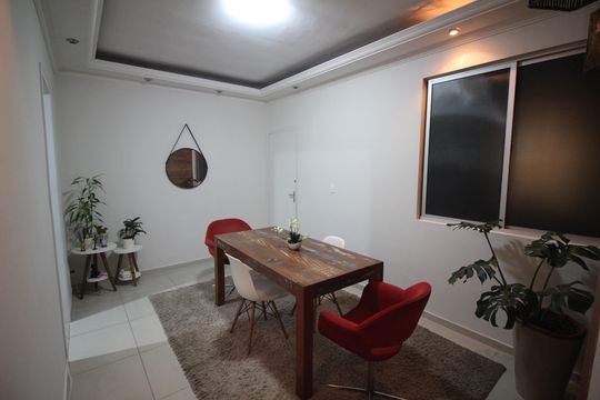 Sala de apartamento à venda com 3 quartos, 120m² em Jardim Riacho das Pedras, Contagem