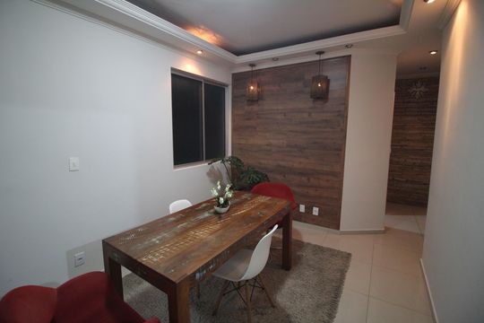 Sala de apartamento à venda com 3 quartos, 120m² em Jardim Riacho das Pedras, Contagem