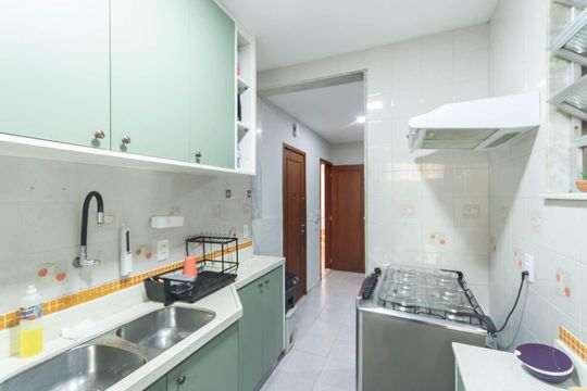 Cozinha de apartamento à venda com 5 quartos, 160m² em Tijuca, Rio de Janeiro