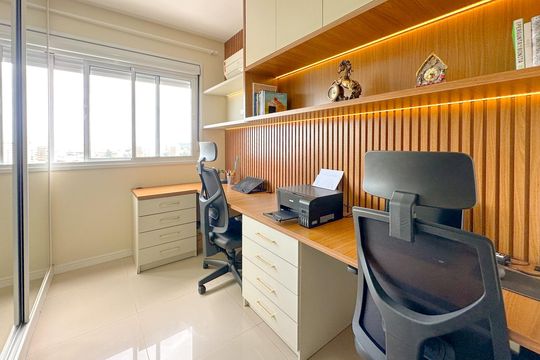 Quarto 2 de apartamento para alugar com 3 quartos, 92m² em Barreiros, São José