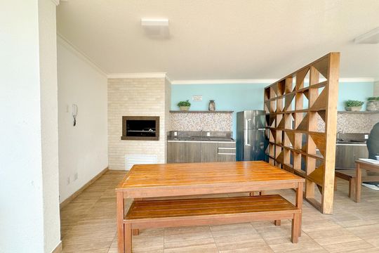 Área comum - Churrasqueira de apartamento para alugar com 3 quartos, 92m² em Barreiros, São José
