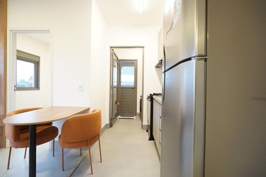 Cozinha de apartamento à venda com 2 quartos, 40m² em Jardim Aurelia, São Paulo