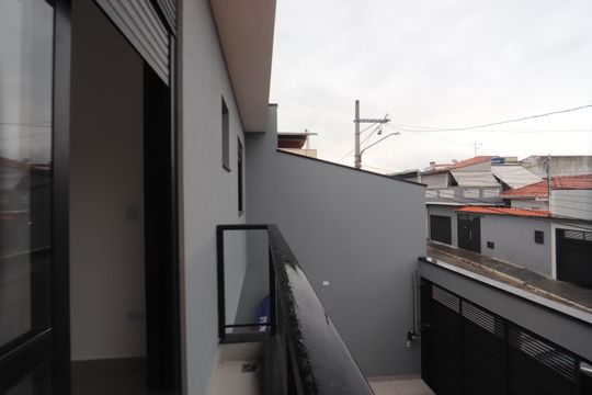 Sacada da Suíte 1 de casa à venda com 2 quartos, 85m² em Vila Prudente, São Paulo