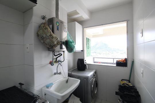 Área de Serviço de apartamento à venda com 3 quartos, 82m² em Barra Olímpica, Rio de Janeiro