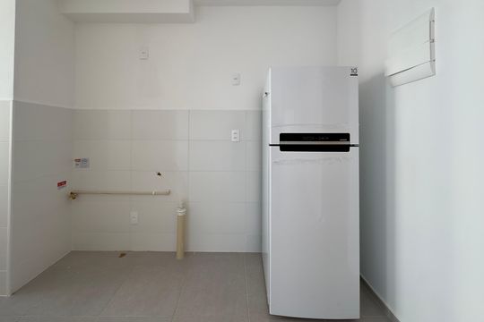 Cozinha de apartamento à venda com 2 quartos, 48m² em Bairro Alto, Curitiba