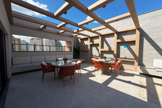 Área comum de apartamento à venda com 1 quarto, 40m² em Lourdes, Belo Horizonte