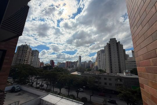 vista de apartamento à venda com 1 quarto, 40m² em Lourdes, Belo Horizonte