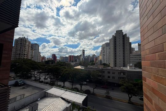 vista de apartamento à venda com 1 quarto, 40m² em Lourdes, Belo Horizonte