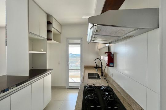 Cozinha de apartamento para alugar com 2 quartos, 73m² em Fazenda Santa Cândida, Campinas