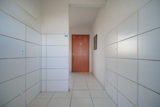 Cozinha de apartamento à venda com 2 quartos, 48m² em Canudos, Novo Hamburgo