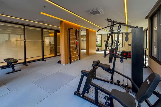 Área comum de apartamento para alugar com 1 quarto, 38m² em Pinheiros, São Paulo