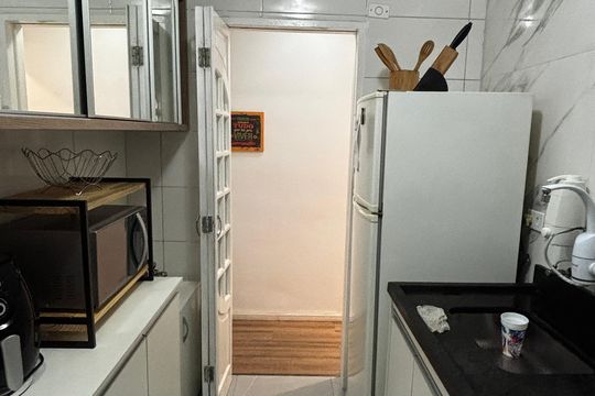 Cozinha de apartamento à venda com 3 quartos, 73m² em Jardim do Estádio, Santo André