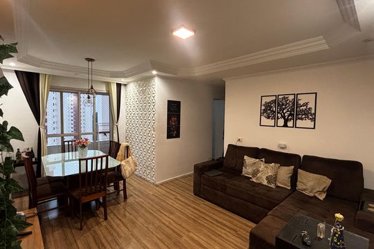 Sala - Sala de Jantar de apartamento à venda com 3 quartos, 73m² em Jardim do Estádio, Santo André