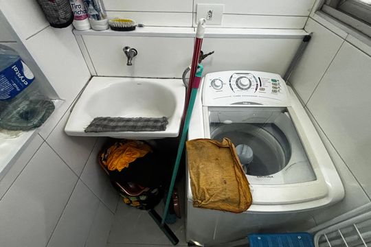 Área de Serviço de apartamento à venda com 3 quartos, 73m² em Jardim do Estádio, Santo André