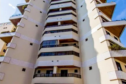 Fachada de apartamento à venda com 3 quartos, 152m² em Campo Belo, São Paulo
