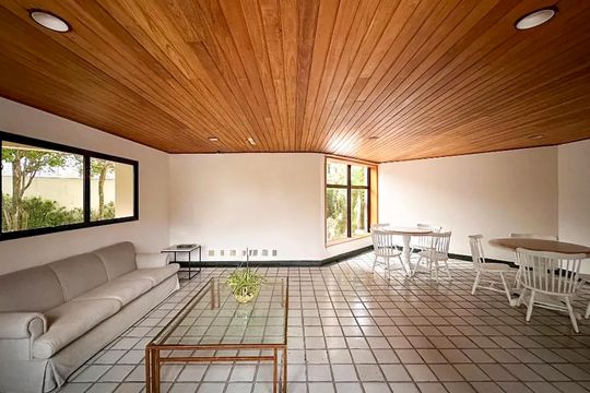 Área comum de apartamento à venda com 3 quartos, 152m² em Campo Belo, São Paulo